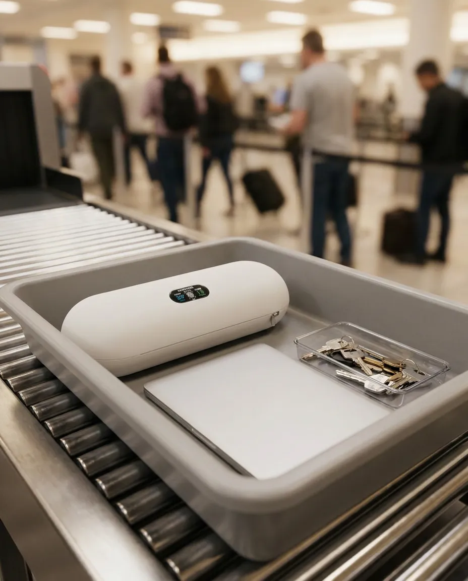 Cold Control Pro in an airport security tray